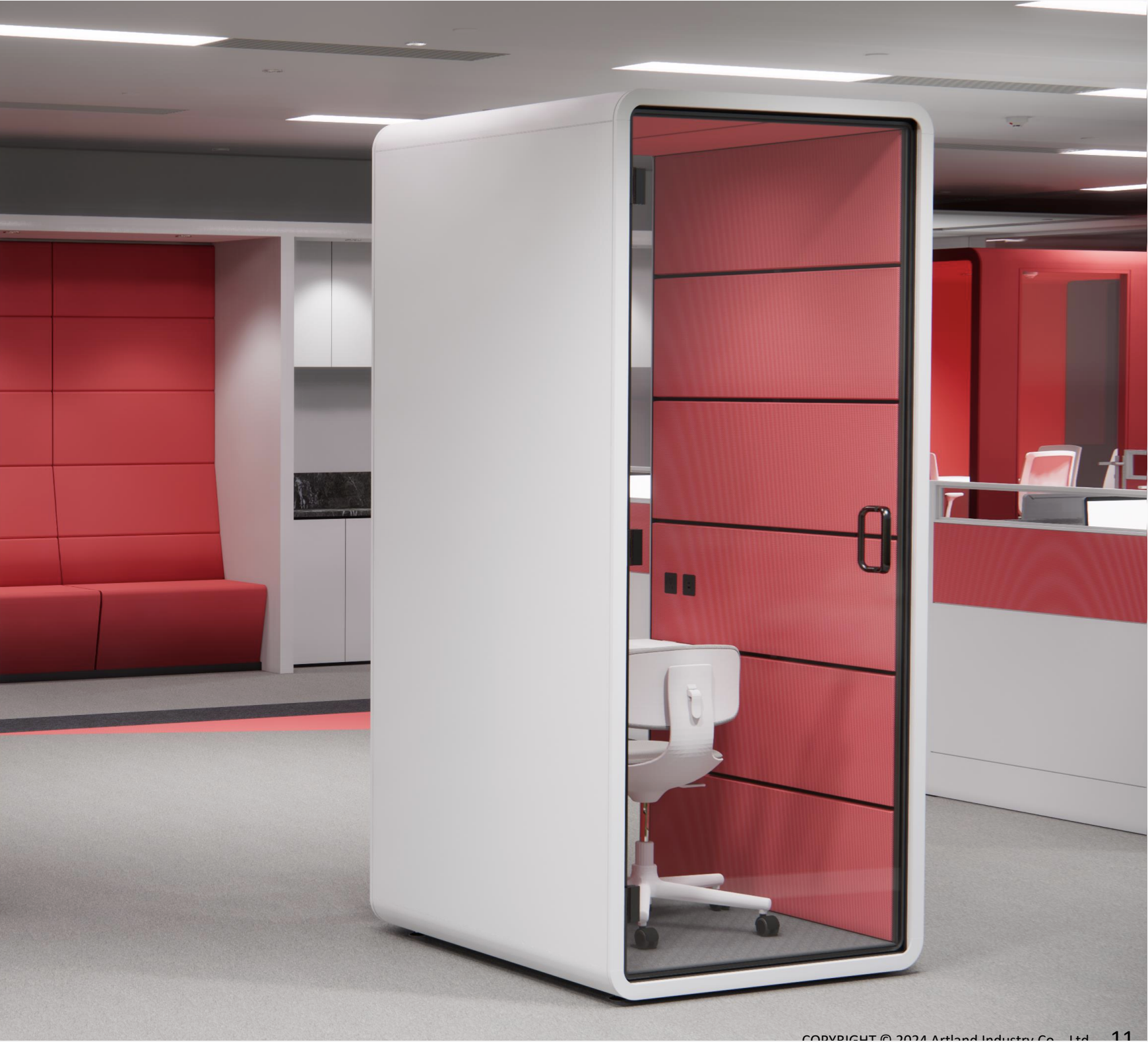 Artland PSM office pod in modern workspace